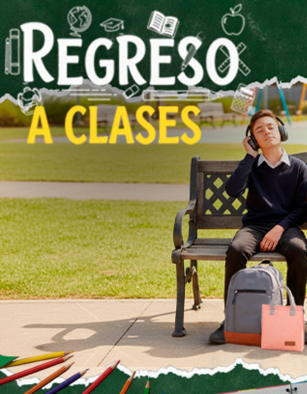 banner ilustrativo de regreso a clases movil
