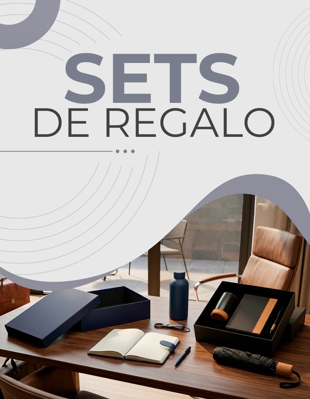 banner de sets de regalos corp movil